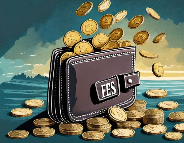 Top 10 Investment Mistakes you Might be Making! 7 Money falling out of a wallet showing of fees