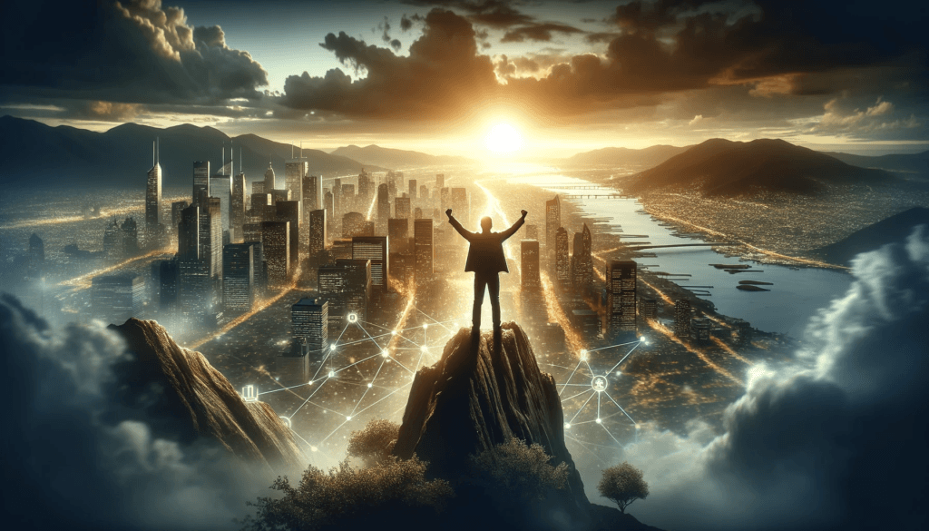 How To Turn Your Side Hustle Into A Business: Our 14 Best tips! 5 An image representing the conclusion of a guide on how to turn a side hustle into a business. The image should depict a triumphant moment