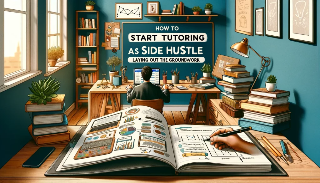 How To Start Tutoring As A Side Hustle-laying out the groundwork of tutoring