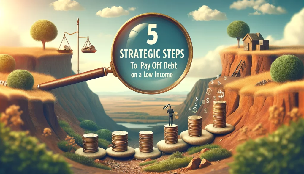 5 Strategic Steps to Pay Off Debt on a Low Income