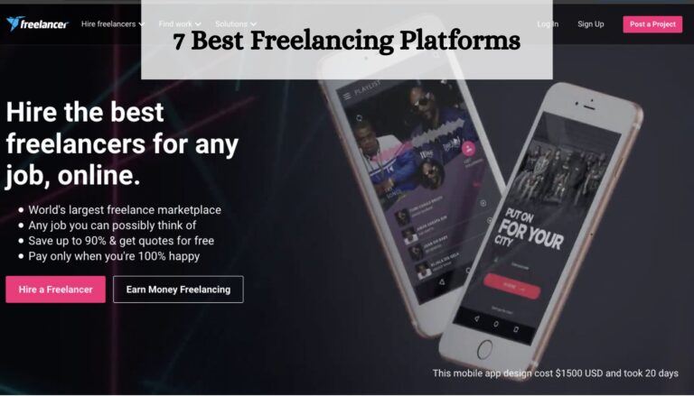 7 Best Freelancing Platforms